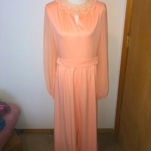 Miss Rubette vintage silk maxi dress